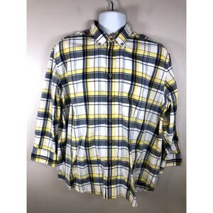 Charles Tyrwhitt Weekend Men's Button Down Shirt Long Sleeve Size XL Yellow